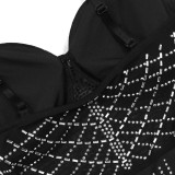 Sexy Sling Hot Drill Tassel Mini Dress CYA-900786
