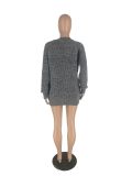 Casual Long Sleeve Knits Cardigan Sweater YH-5321
