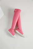 Plus Size Simple Warm Knee Boots  ZPTX-2036-1