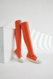 Plus Size Simple Warm Knee Boots  ZPTX-2036-1