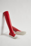 Plus Size Simple Warm Knee Boots  ZPTX-2036-1