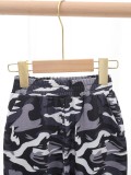 Kids Boys Camouflage Hooded Sweatshirt and Pants Two Piece Set GYMF-078
