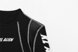 Sexy Mesh Printed Long Sleeve Bodysuit XEF-P1732914