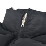 Reversible Wear Zipper Vest Warm Cotton Jacket GBTF-8099DN