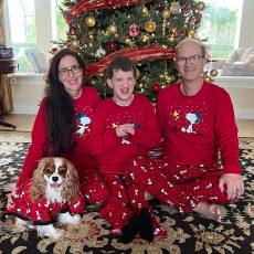 Christmas Cartoon Print Family Matching Pajama Set GSGS-0598#