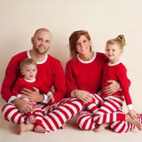 Christmas Striped Parent-Child Family Pajama Set GSGS-0504