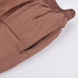 Warm Sandwich Cotton Drawstring Cotton Pants GNZD-8743PD