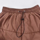 Warm Sandwich Cotton Drawstring Cotton Pants GNZD-8743PD