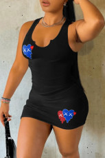 Summer Sleeveless Casual Mini Dress GXJL-90027