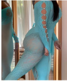 One Shoulder Hollow Out Skinny Yoga Jumpsuit GYDE-YDT023