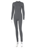 Solid Color Yoga Sport Jumpsuit BLG-P3713601A