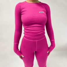 Sport Long Sleeve Pants Slim Two Piece Set BLG-S3914163A