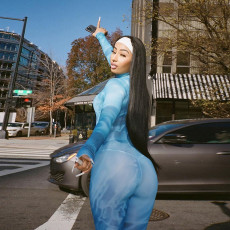 Print Long Sleeve Tight Sport Jumpsuit XEF-39802