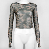 Camouflage Long Sleeve T Shirt BLG-T770010
