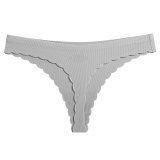 Solid Color Sexy Ice Silk Sports Thong GYWU-T816
