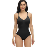 Solid Color Sling Shaping Bodysuit GYWU-621044