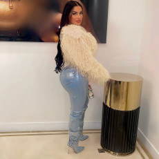 Sexy Faux Fur Short Coat ZSD-0651