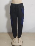 Fashion Color Block Patchwork Loose Pants GAKF-A8132