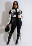 Removable Multi-Wear Printed Padded Jacket OD-8655