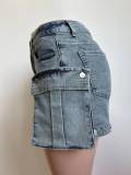 Removable Denim Multi Wear Shorts Long Pants CH-88007
