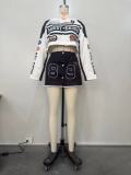 Removable Multi-Wear Printed Padded Jacket OD-8655