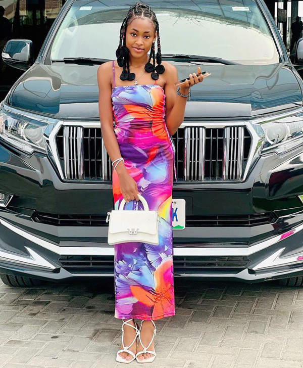 Sexy Print Sling Drawstring Maxi Dress GAKF-40208