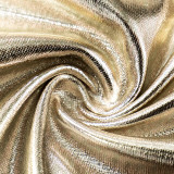 Sexy Bow One Shoulder Metallic Bodycon Dress GDSF-R23DS179