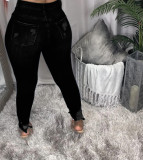 Casual Fashion High Waist Slim Jeans GXJF-Amy28-338-1xt118