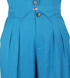 Sleeveless Solid Vest And Pants Two Piece Set AIL-265