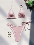 Sexy Backless Tie Up Bikinis 2pcs Swimsuit CASF-6632