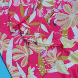 Sexy Sling V Neck Print Dress FSXF-591