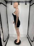 Casual Backless Tight Sleeveless Romper QXLB-10085