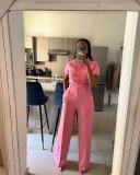 High Waist Solid Color Straight Pant QODY-6012