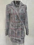 Fashion Long Sleeve Blazer And Skirt Two Piece Set GYSM-W0502
