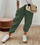 Solid Color Casual Nine-minute Pant GYSM-W0738