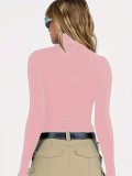 Fashion High Neck Long Sleeve Pullover GYSM-LZY019