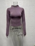 Half High Neck Skinny Zipper Pullover GYSM-LZY015