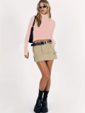 Fashion High Neck Long Sleeve Pullover GYSM-LZY019