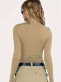 Fashion High Neck Long Sleeve Pullover GYSM-LZY019