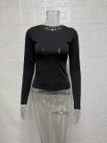 Long Sleeve O Neck T Shirt GYSM-LZY013