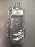 Sexy Backless Hollow Out Tie Up Mini Dress GYSM-W0317