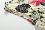 Plus Size Fashion Sleeveless O Neck Print Dress GYSM-W0094
