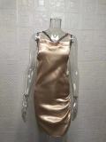 Sexy Backless Hollow Out Tie Up Mini Dress GYSM-W0317