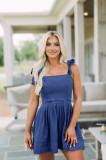 Casual Sling Loose Denim Midi Dress GYAN-3247