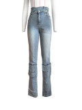 Fashion Multi Pocket Slim Jeans CH-88016