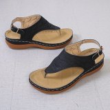 Slope Heel Casual Clip Toe Flip Flops GYUX-039