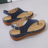 Slope Heel Casual Clip Toe Flip Flops GYUX-039