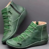 Solid Color Martin Boots Casual Short Boots GYUX-4142