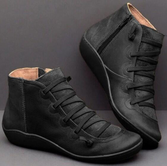 Solid Color Martin Boots Casual Short Boots GYUX-4142