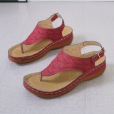 Slope Heel Casual Clip Toe Flip Flops GYUX-039